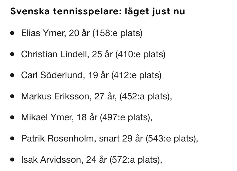 Så går det