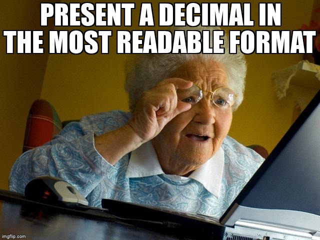overflow_meme's tweet image. Present a Decimal in the most readable format stackoverflow.com/questions/6823… #python #stringformatting #decimal