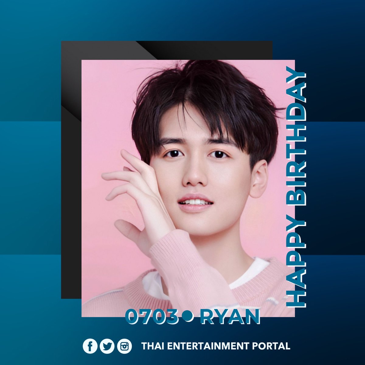 _TEPofficial's tweet photo. Happy Birthday, Ryan! 💙🎉 @JunjieRyan 

#Happy22ndJunjieDay
#RyanPENGtasticDay https://t.co/YXmRZXtDM0
