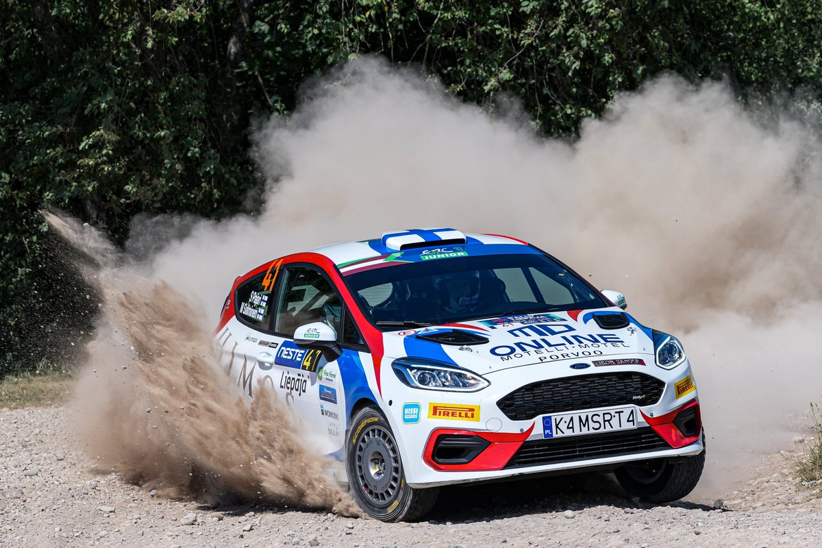 msportpoland's tweet photo. 🇱🇻⏱ @LVRally SS8 ⏱🇱🇻 

#ERC3 / #ERC3J
🥇@MSesks 🇱🇻 
🥈@samipajari 🇫🇮 +4.3s

Overall 
🥇@samipajari 🇫🇮
🥉@MSesks 🇱🇻 +5.0s

#Rally4ward https://t.co/ErzPnG1enM