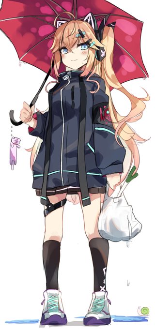 初配信がめでたいのでパーカー前締めニナちゃんを描きました
#夏月ニナ 