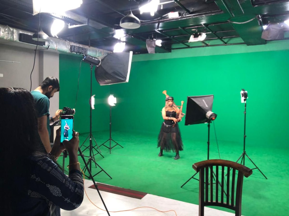 Scenes from our recent music video shoot for India's first female professional bagpiper and Presidential Awardee Archy J at Starlight Studios.

----

#music #video #archyj #chromashoot #videoshoot #musicvideoproduction #mediakrafts #starlightstudios #chromakey #delhi #noida