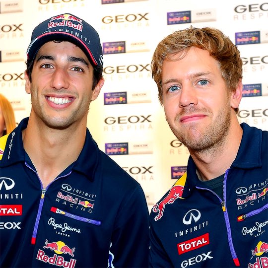 Daniel ricciardo & sebastian vettel

HAPPY BIRTHDAY SEBBB   