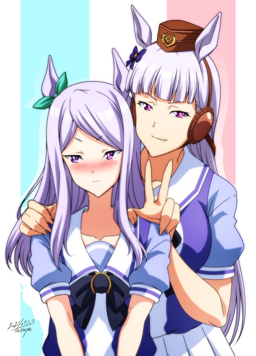 ゴールドシップ&メジロマックイーン🐴
初描き✏️ 