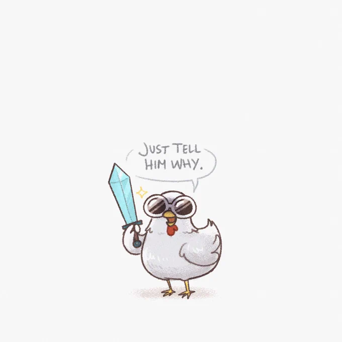 tell him why! come on! :)

(he wasnt holding any weapon but it felt like he was)
#georgenotfoundfanart 