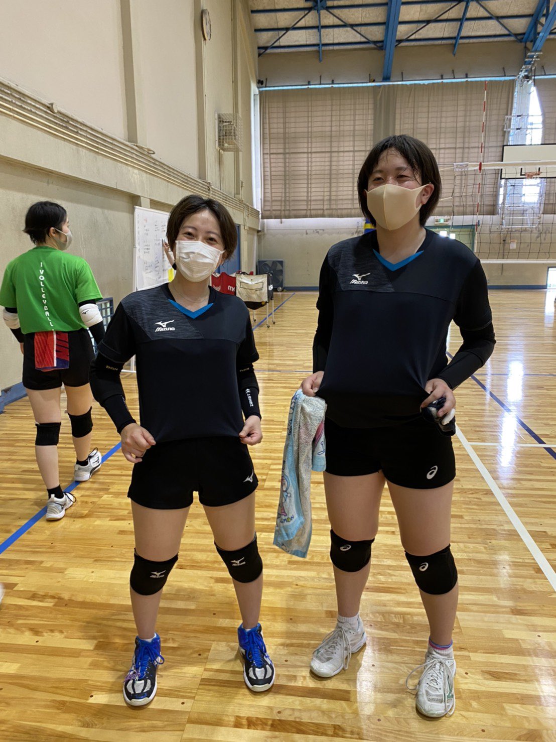 女子バレーボール部練習着（バレー練習着 うつ）