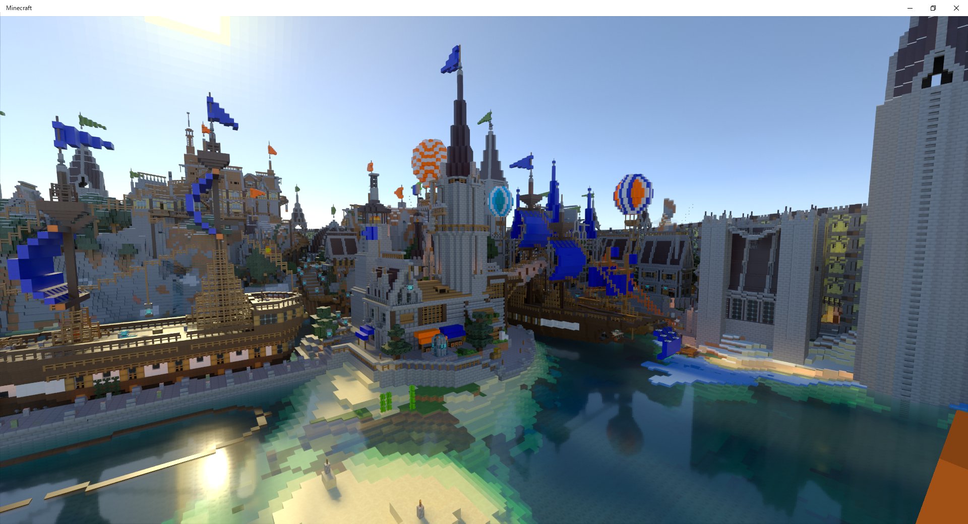 Slick マイクラ建築 約４ ５年前に作った建築のレイトレーシング版 レイトレーシングは光の動きがきれいでいいね ﾟdﾟ あまりの綺麗さにs ってなりました 4年前の下手な建築がここまで綺麗に映るのだから凄い Minecraft