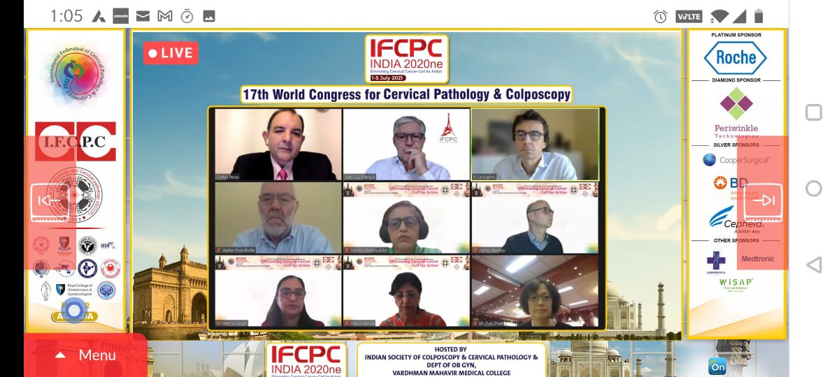 mecruickshank's tweet image. Discussions today on colposcopy training and global challenges as cervical screening rolled out in more LMIC @IFCPC2021 #IFCPC #BSCCP #ACWHR