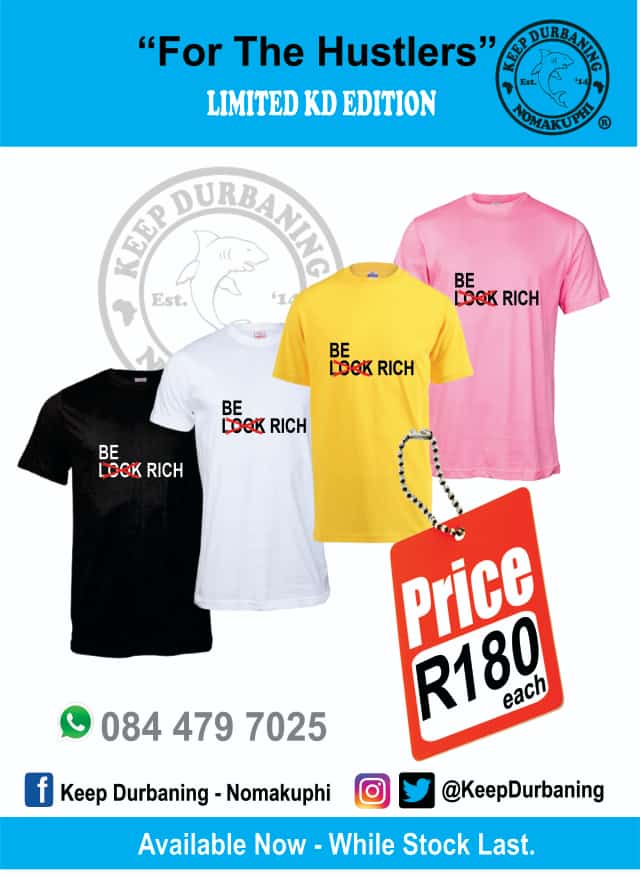 Mr_Kd_Jnr's tweet photo. These are currently available colours, Place your orders. 

T-shirts cost only R180.00

#KeepDurbaning #BeRich https://t.co/anX3UWgdx7