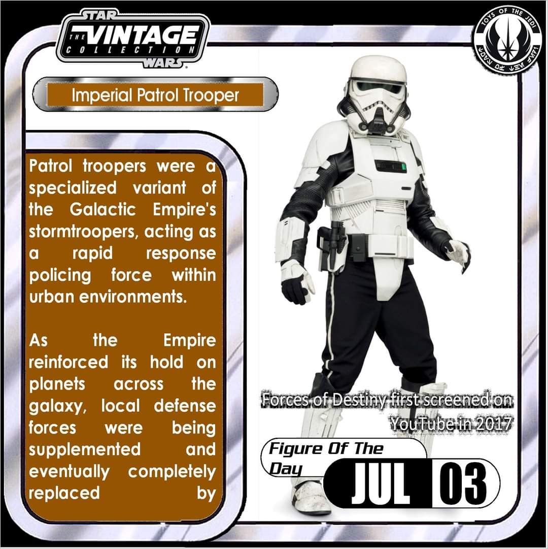 ToysJedi's tweet photo. #ActionFigureOfTheDay #ImperialPatrolTrooper from #Solo line. Modern 5POA is nice & all, but when you see what Hasbro did with the 6inch version, you can't help but want that. Scale the Black Series one down & release this trooper & the Speeder Bike ASAP. #DefinitelyNotDefinitive https://t.co/IzaBa0E8z8