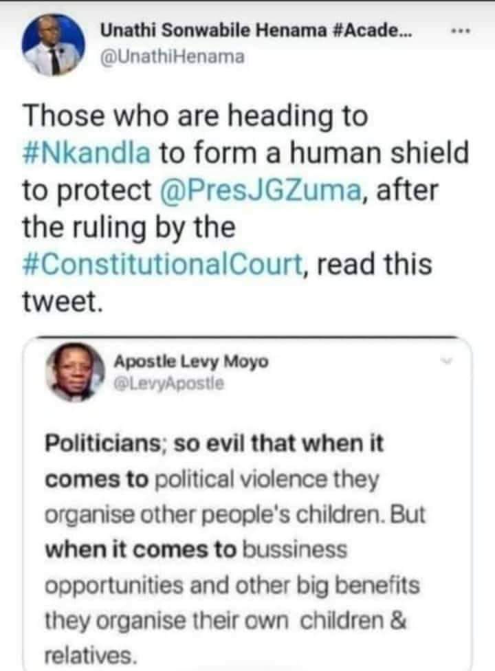 ScashLinks's tweet photo. It's so sad man but that's the reality..
#sad #Zuma #zondo #ZumaJudgement #ZumaConCourtRuling #Zulus #Nkandla #CR17BankStatements #malema #StateCaptureCommission #ancmustfall #FeedSA https://t.co/Wy2RNEFT0m