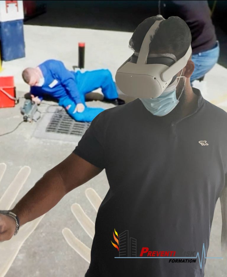 preventirisk's tweet photo. Notre objectif 🎯
➡️ Vous former au plus près de la réalité...mais en virtuelle 😃
La #formation secourisme du travail #SST la plus innovante c'est ici avec #SSTVR de notre partenaire IRWINO ‼️
@PROBTP_Groupe @preventionbtp @Solutions_RH @GARF_Asso @3CABTP https://t.co/Aj3lm1Bc6f