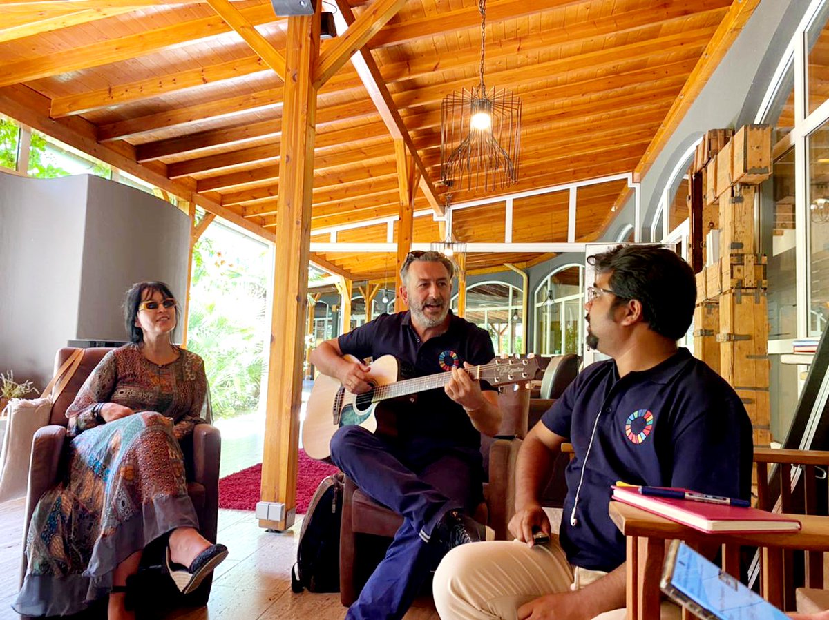 UN_Albania's tweet image. Exciting 😁 to see our @UN_Albania Comms Team👬👫 come 2gether for a mid-year comms review.   Positive vibes, 🎼🎵🎸 creative mood &amp;amp; passionate talks abt #sdgs #commswithimpact &amp;amp; comms contribution to next GoA-UN #CooperationFramework
 #onlytogether we can succeed in everything🤝