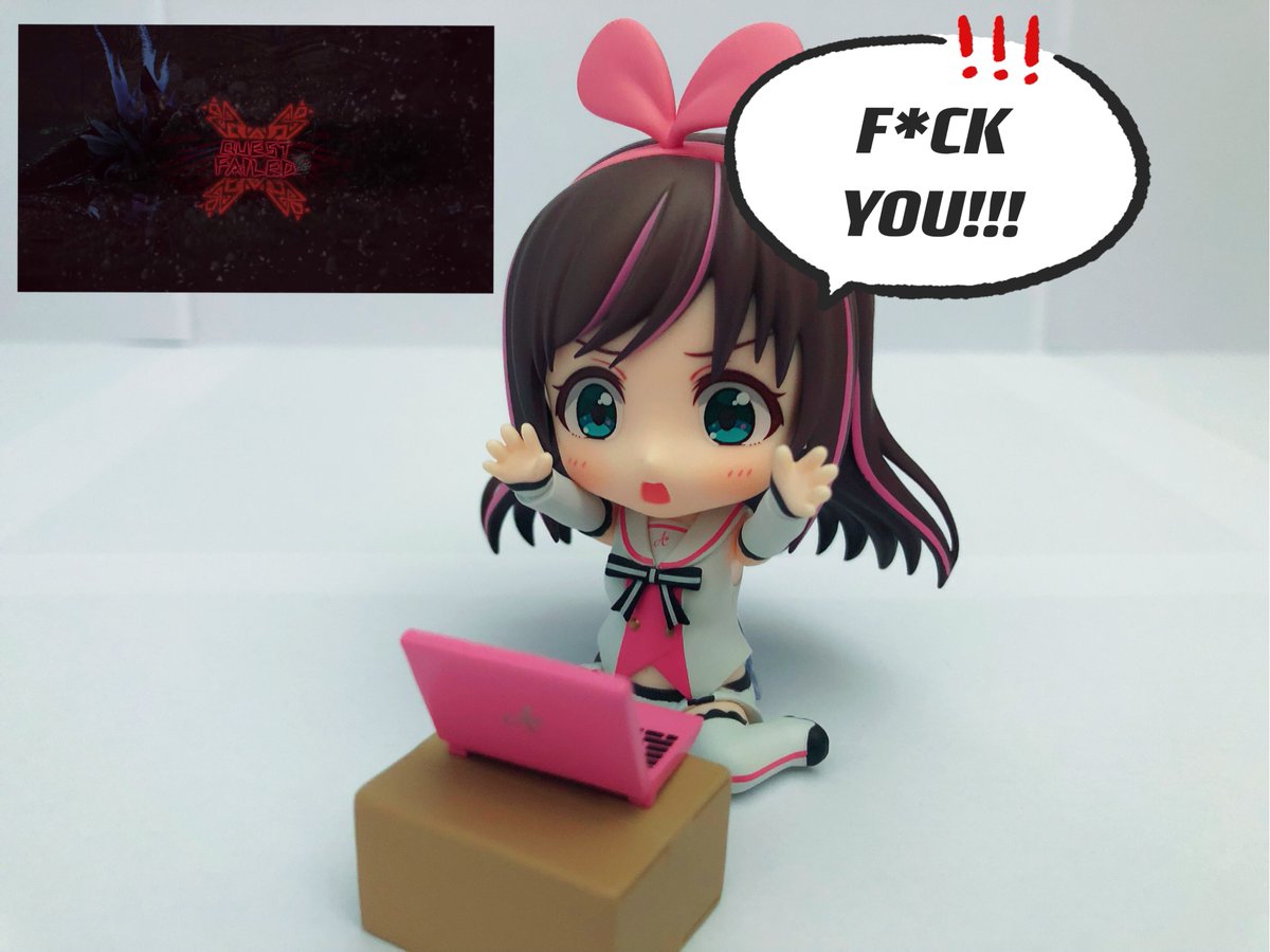 RgItachi's tweet photo. When you find a gold crown monster after weeks of measuring only to fail the quest because you made the mistake of firing an SOS! π #MonsterHunterWorld #icebourne #aichannel #kizunaAi #figurephotography #figurephoto #nendoroid #nendoroidphotography #nendoroidphoto #nendography https://t.co/egp4kLFsZ1