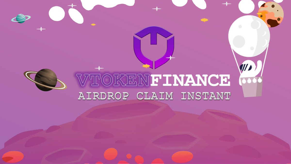 🚨 VTOKEN FINANCE AIRDROP INSTANT CLAIM 🚨

💰 REWARD 10 VTN
💰 REFERRAL 30% BNB + 70% VTN

🛎 LINK CLAIM vtoken.finance

$VTN #VTokenFinance #Airdrop #Airdrops #Selfdrop #Raindrops #Giveaways #cryptocurrency #DeFi #NFT