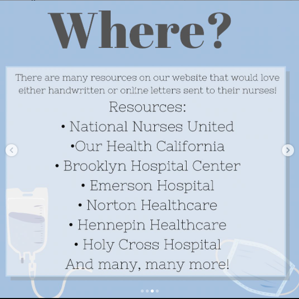 Writing_Wonders's tweet photo. Please thank your nurses by writing to them through the resources in our bio! If you volunteer for us, you may also gain service hours if you wish!!#writingwondersorganization
#youthorg #organization #youthvolunteers #youthorganization #volunteer #quarantine #writinginquarantine https://t.co/J0kQBYKO62