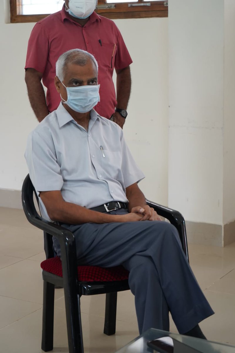 DGPANIslands's tweet photo. Took 2nd Dose of Vaccine at JNRM COVID CARE CENTER, PORT BLAIR today. Health Official Sheela administered the dose. Thanks. https://t.co/YwIUTuNpJC