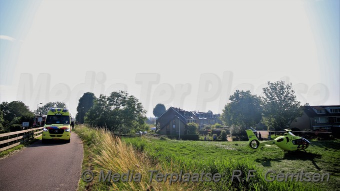 Traumahelikopter ingezet bij ongeval in Haastrecht..