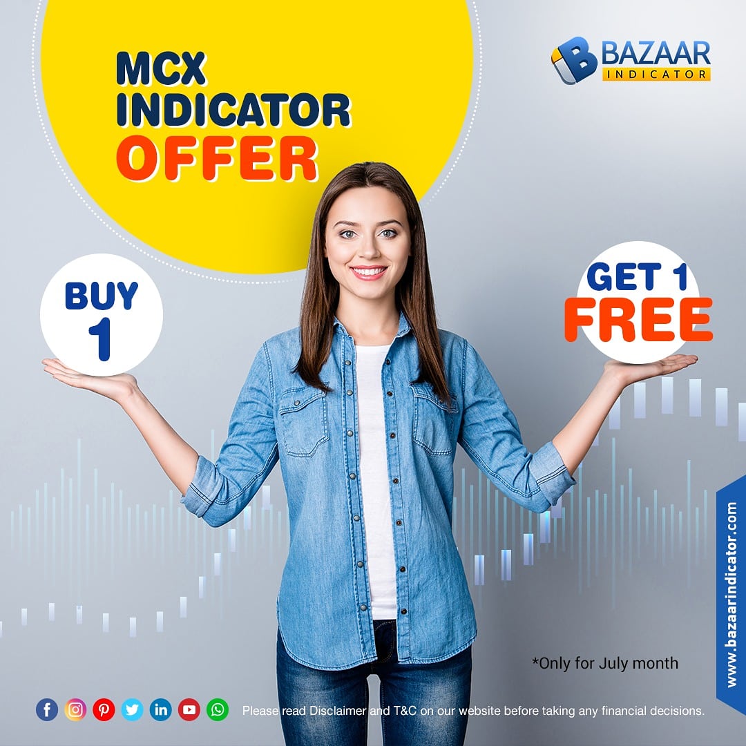biindicator's tweet photo. MCX Indicator Offer
Buy 1 Get 1 Free
Offer valid for one month only
#AlgoTrading #Banknifty #Nifty #MCX #Index #Gold #Silver #CrudeOil #Stockbroker #success #Investment #highreturns #investing #success #broker #IndexCombo #BazaarIndicator #Surat #Ahmedabad #Gujarat #India https://t.co/KjOgukehHY
