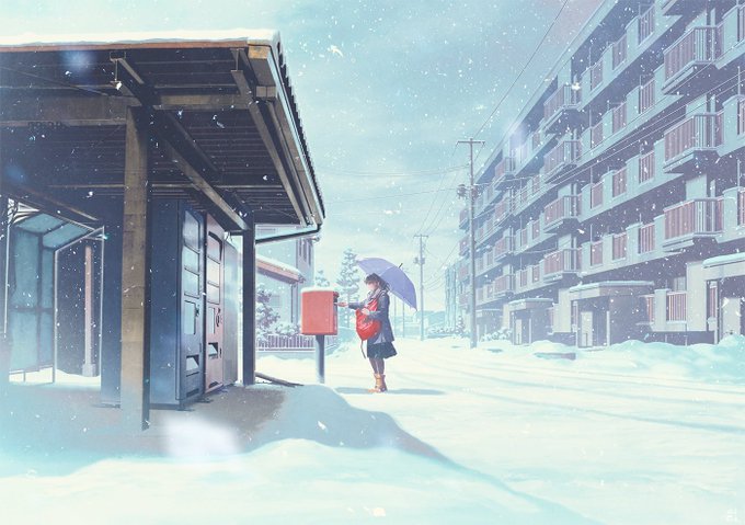 「風景 冬」のTwitter画像/イラスト(人気順)