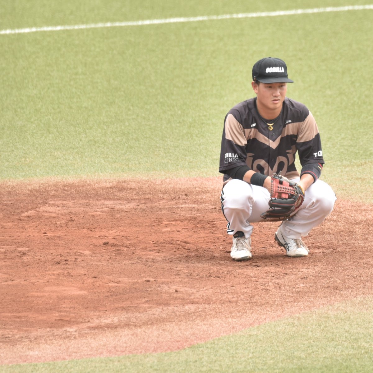 2021/07/03】チーム唯一の龍谷大平安高校出身の城島選手 試合前