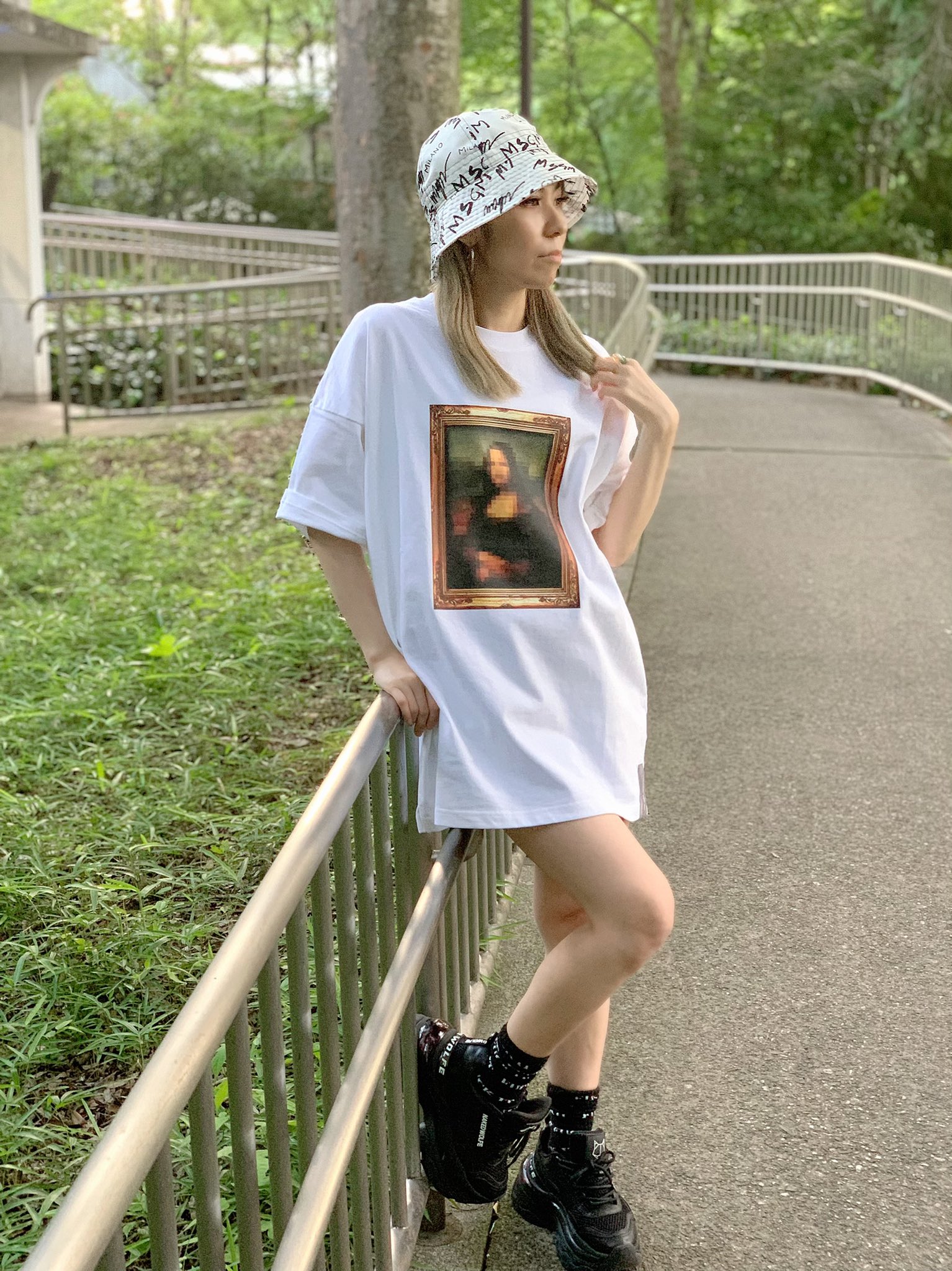 تويتر Sub Rhyme ラッパー兼シンガー على تويتر Rapper Sub Rhyme Archiveのtシャツをワンピ風に Msgmのハット安くなってた ファッション ファッションコーデ Fashion バケハコーデ Archive Nakedwolfe ラッパー Rapper 日本語ラップ スニーカー