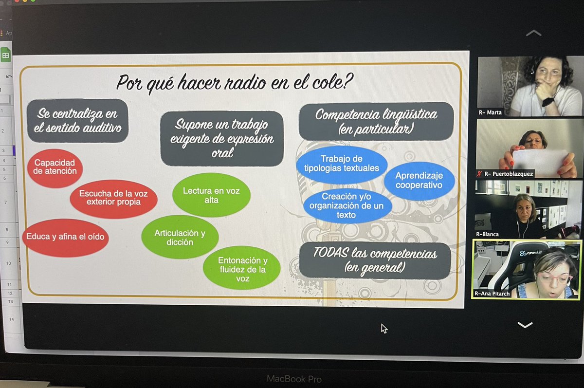 Comienza el taller de proyectos de radio con <a href="/anapitarch/">Ana Pitarch Badal</a> en el XVI Encuentro aulaBLOG #aulaBLOG21 #somosdocentes