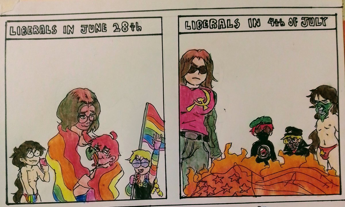 Quetzal06394171's tweet photo. It's tomorrow...😏
#The_Loud_house #Ocs #AU #Headcannon #CharlieMccann #Millie #James #Hildi #Happy4thofJuly #AntifaTerrorist #LiberalHypocrisy #Liberals #antifascist https://t.co/zA6JGVuKSL