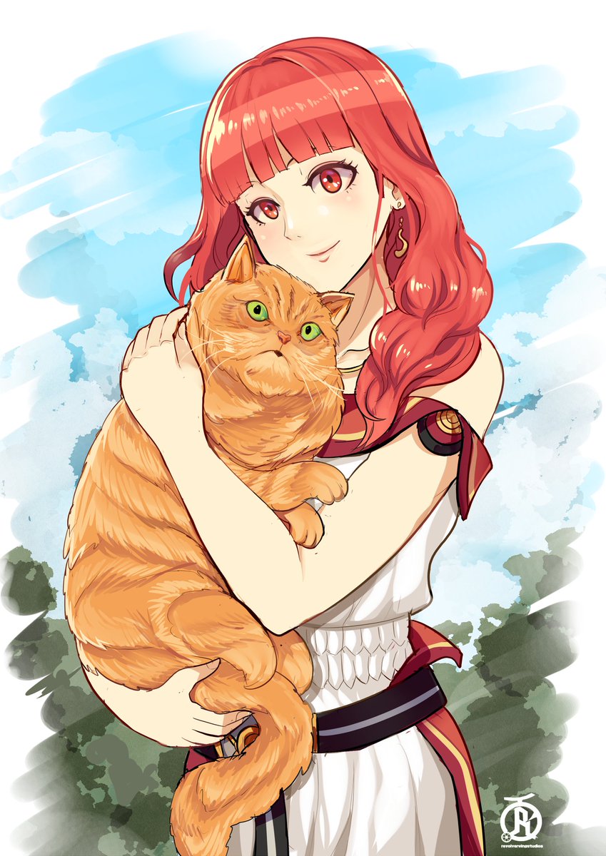 Celica and a fat cat. She wants it framed.