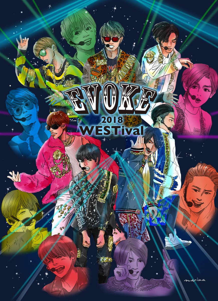 しげちゃんの衣装描くのが1番大変で1番楽しかった☺️ #ジャニーズ