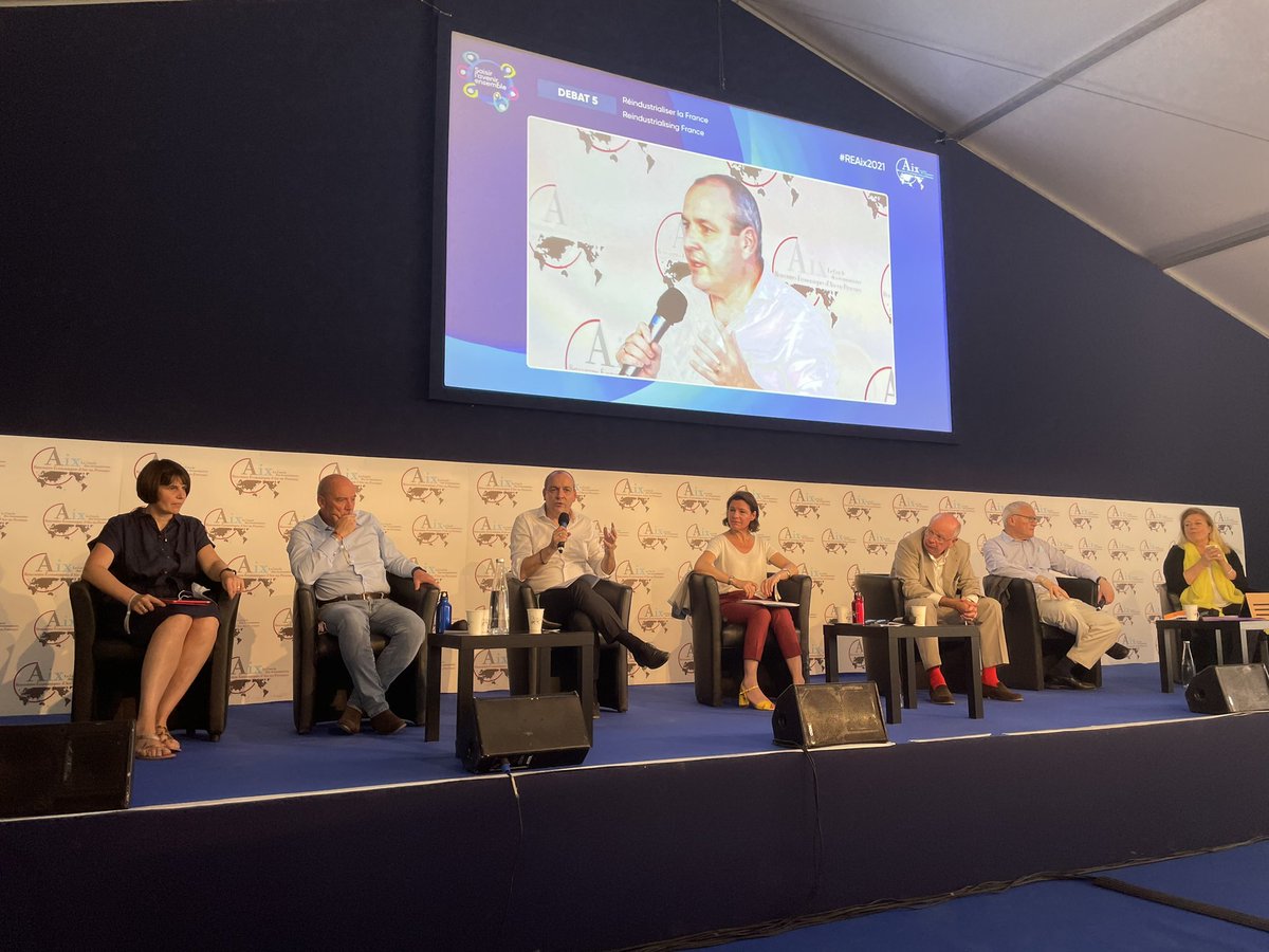 #REAix21 la réindustrialisation de la France passera par la digitalisation de l’industrie et donc par le développement des réseaux #5G #fibre , par la maîtrise des données et la sécurisation des infrastructures #cybersecurite <a href="/srichard/">Stéphane Richard</a> <a href="/orange/">Orange</a>