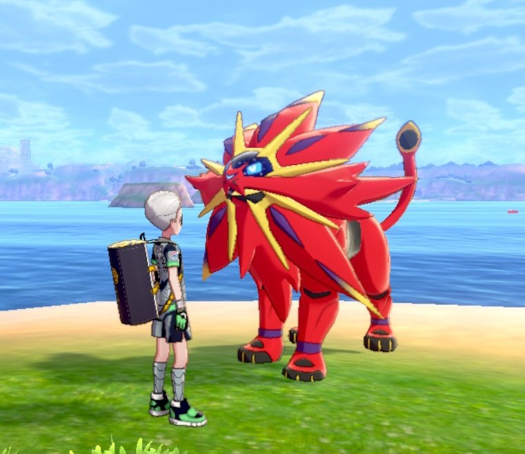 Recordad beber mucha agüita y echaros protector solar para que no os pase como a Solgaleo.