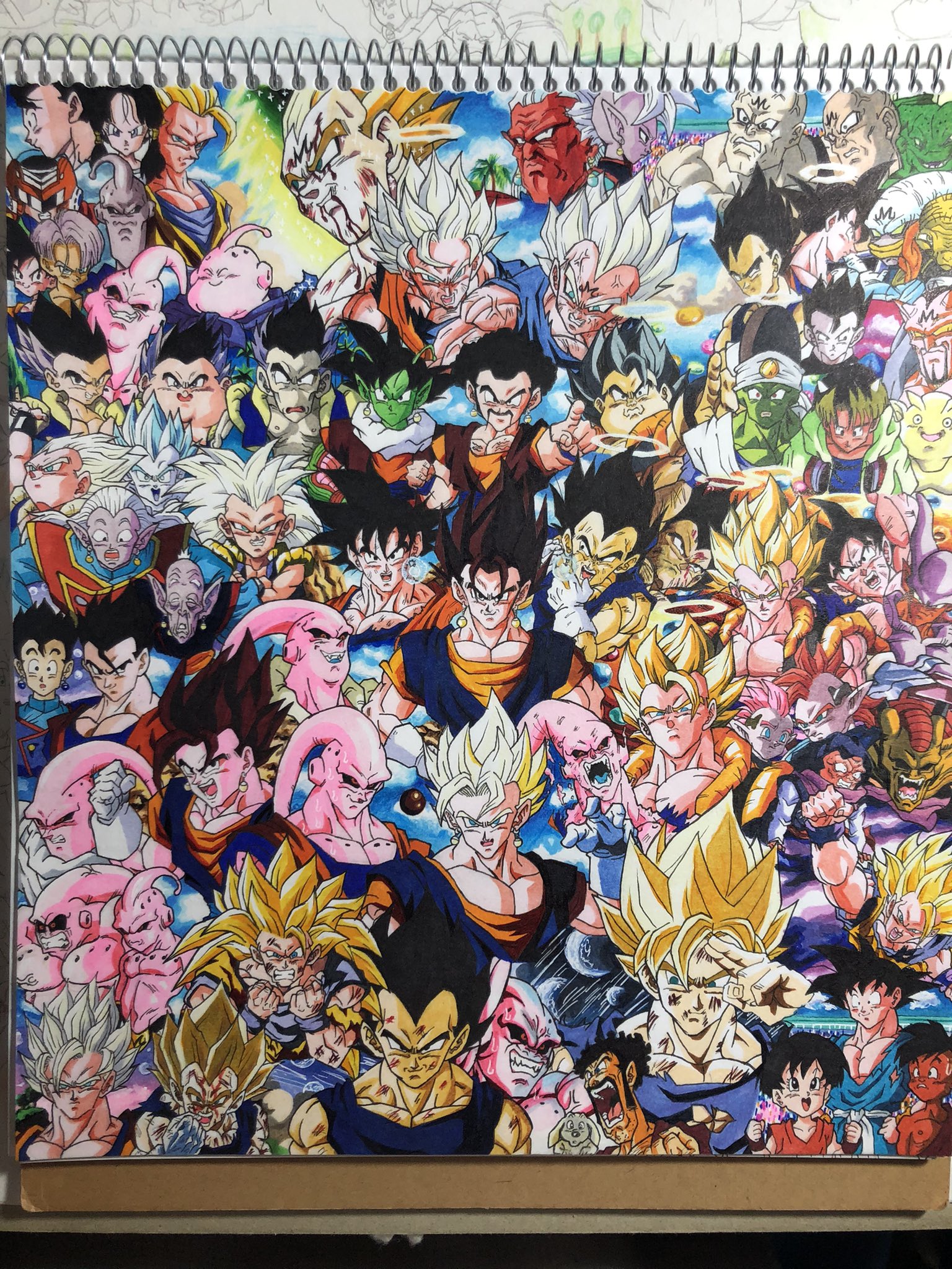 ひろ 絵 ブウ編の集合イラストかいてみた ドラゴンボール イラスト T Co I3a66mqsyt Twitter