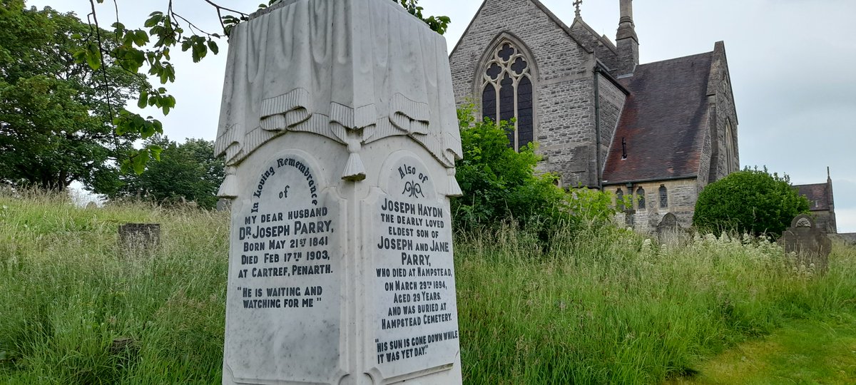 of_landscapes's tweet photo. thanks to #FriendsOfStAugustines #Penarth an early morning visit to the grave of #JosephParry composer of the tune that became a National Anthem across southern Africa #hiddenwelshtreasure https://t.co/3QgpN3dAvP #NkosiSikelel @LlandaffDio @WG_Culture @visitwales @MethodistHerit https://t.co/fWEUicMwdJ