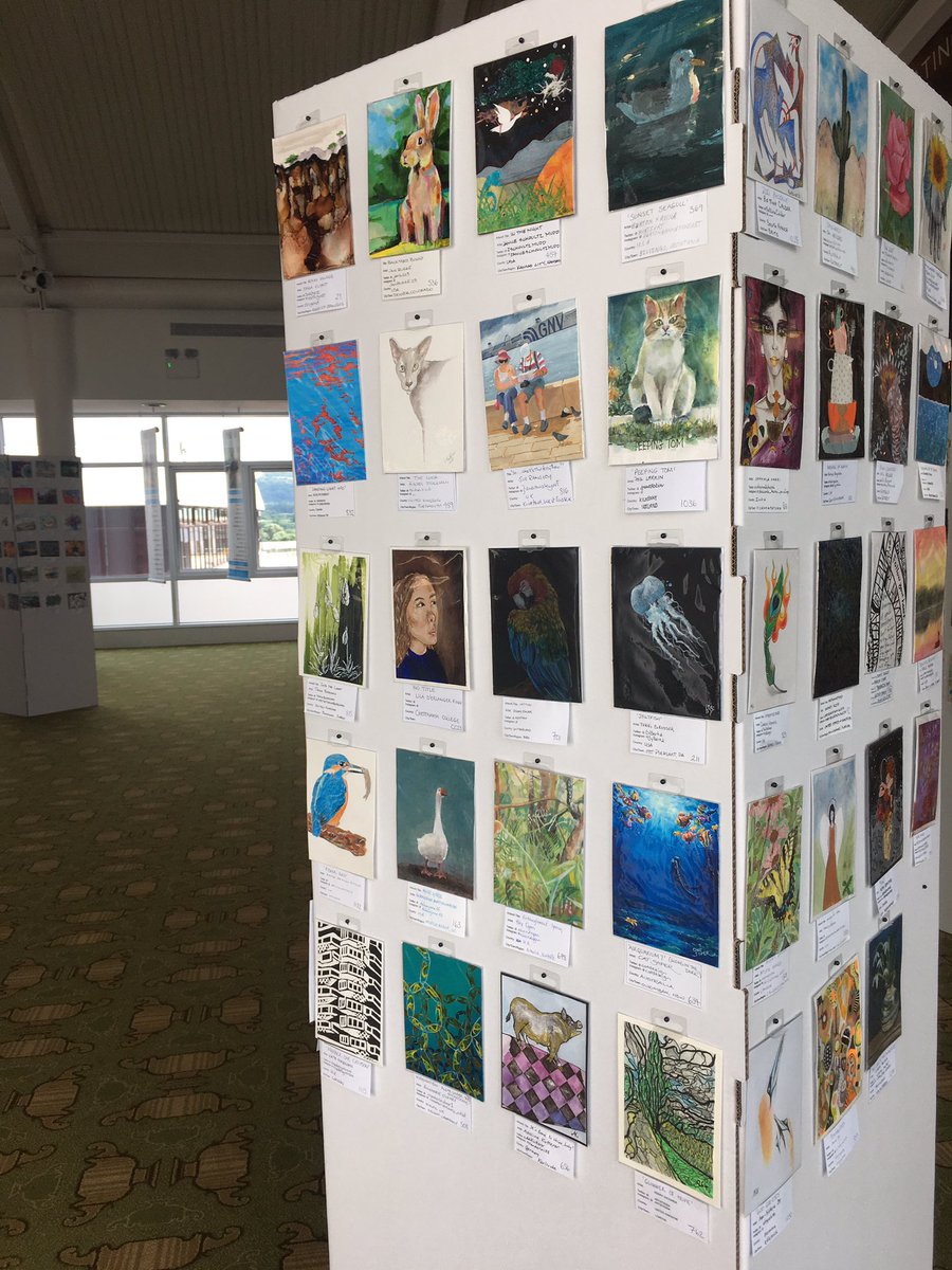 PAEartforacause's tweet photo. All ready for you to come along to the racecourse and buy your #TAE21 cards at 2pm. https://t.co/hqXxXPglsF