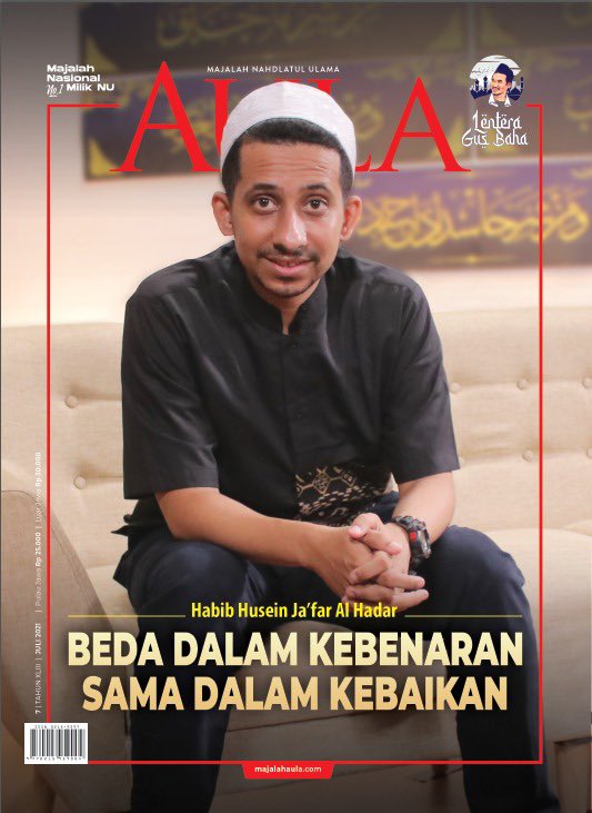 Bulan Juli ini jadi “Cover Boy Syar’i” di Majalah NU: Majalah Aula. 🤣