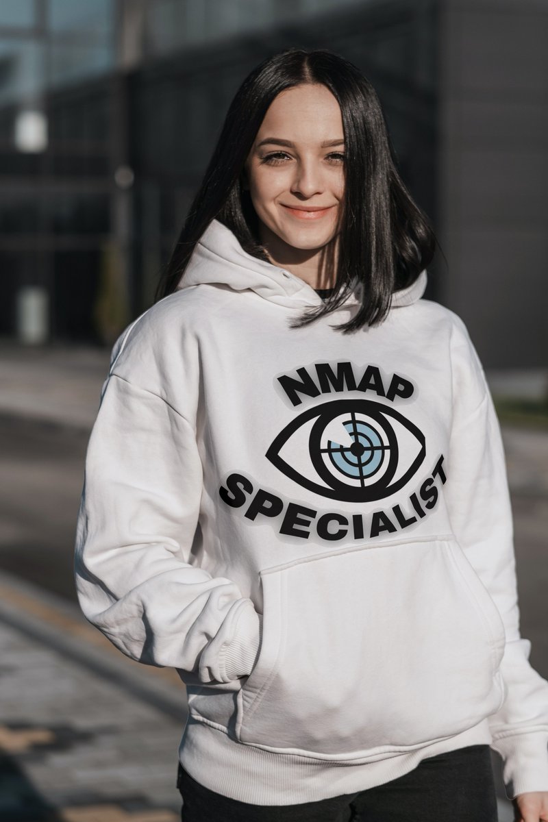 TheInfosecTees's tweet photo. New Design "Nmap Specialist" OUT NOW🔥
Check it out!! It's our third ever hoodie design, at the price of a Tee😵
Grab one here - https://t.co/3HCMqWSRqo
.
#infosec #bugbounty #hacking
Here is how it looks⬇ https://t.co/sWCG5FF2Pt