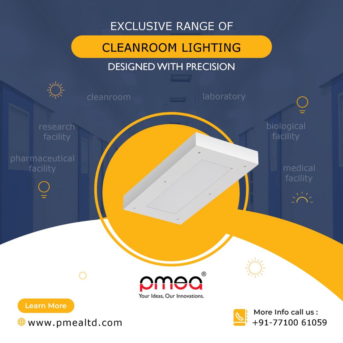 pmea_ltd's tweet image. PMEA Cleanroom Laboratory Lighting Manufactured with Precision for Compatibility in all Cleanroom Ceilings &amp;amp; International Cleanroom Compliances. 

Visit: pmealtd.com/cleanroom-led-…

#Pharmaceuticallighting  #lablighting #Cleanroomlighting #pharmalighting #ledlightinh