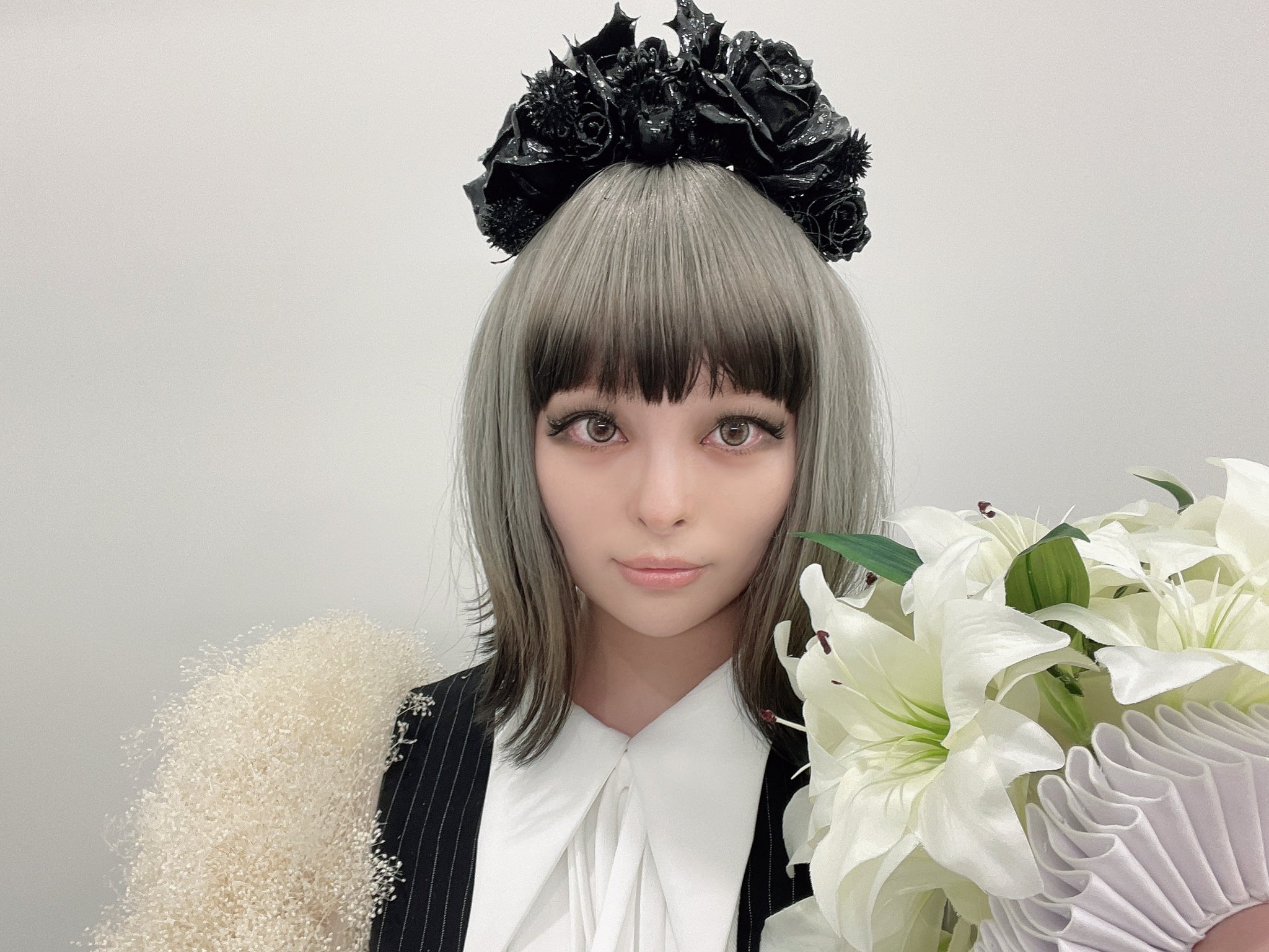 きゃりーぱみゅぱみゅ ザミュージックデイありがとうございました ゴシックメイク ふふふ驚いた 鼻先もピンクをチョンってしたのだよ 衣装もお気に入り きゃりーぱみゅぱみゅ ザミュージックデイありがとうございました ゴシックメイク ふふふ驚いた 鼻先もピンクをチョンってしたのだよ 衣装もお気に入り