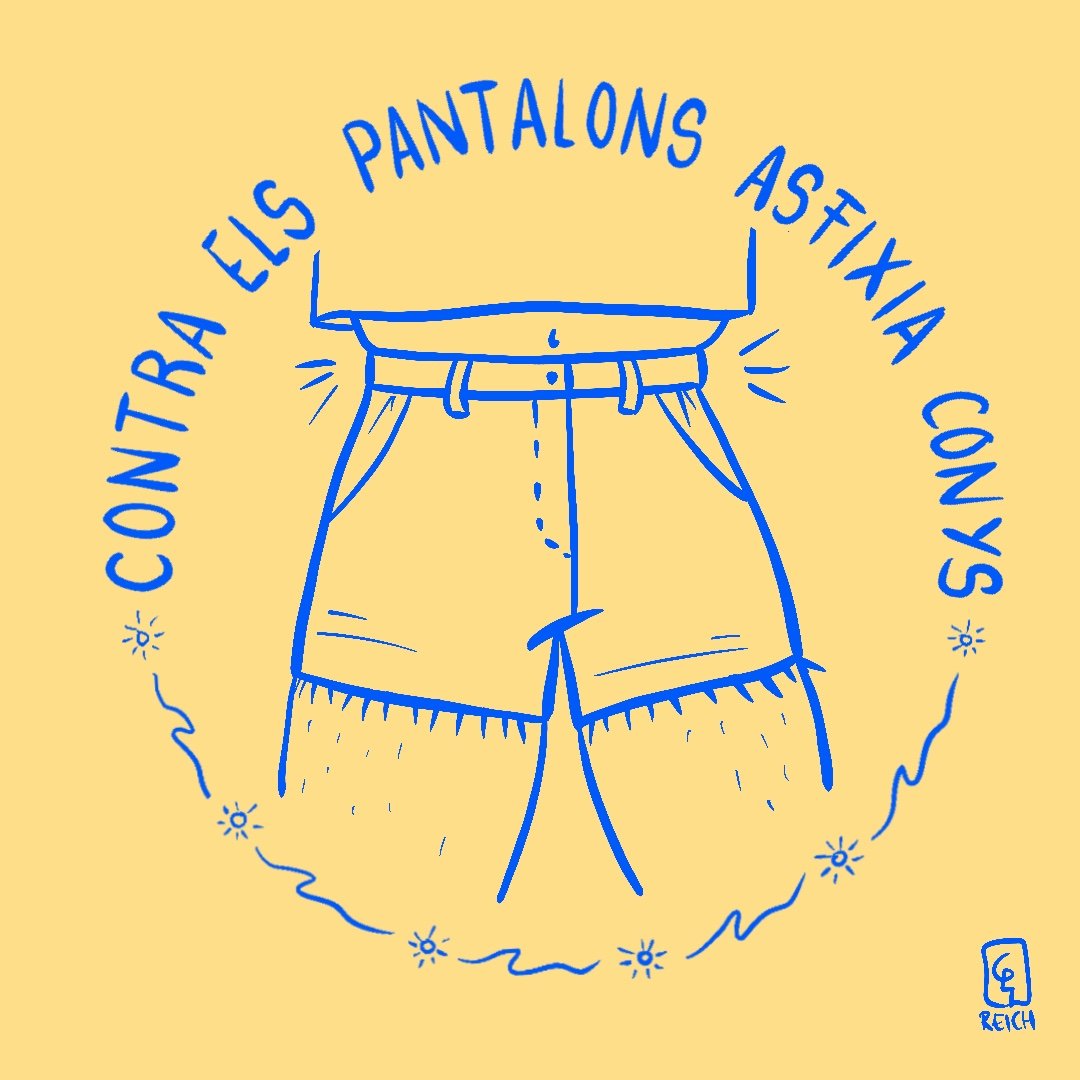 reich_roca's tweet photo. Just remember: els pantalons han d'entrar en nosaltres, no nosaltres en ells🌾 https://t.co/8i3eHVqUG4