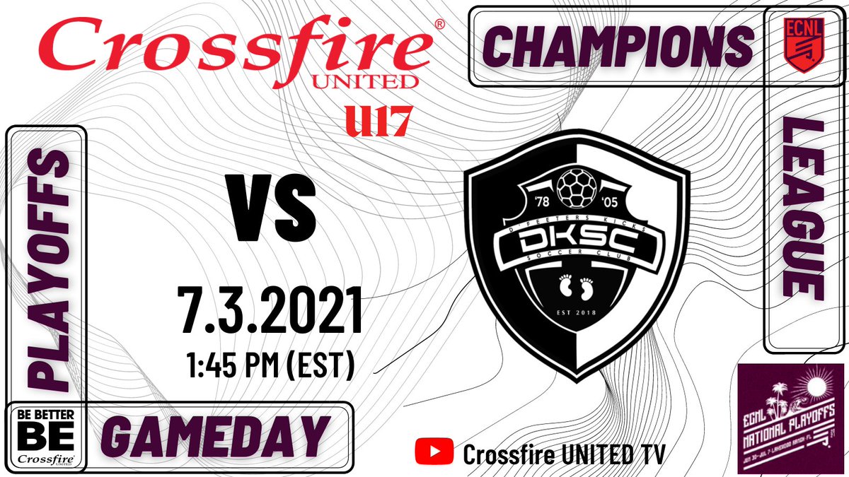 coreDAOworld's tweet photo. 🏆 Playoff GameDay!!! Lets Go CU!
U15: 🆚 Sunrise Prime FC
U17: 🆚 D'Feeters Kicks SC (DKSC)
U18/19: 🆚 Mustang Soccer Club
📺 Tune in. Crossfire UNITED TV YouTube channel
📍 Lakewood Ranch, Florida
👨‍👩‍👦 Tualatin Hills United Soccer Club https://t.co/uPWCl527yy