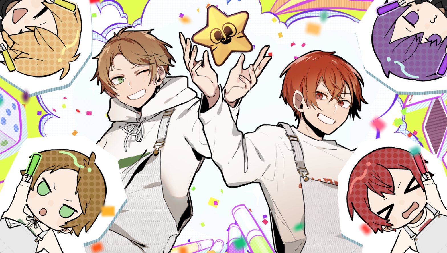 八三 En Twitter 生涯ライバル うらたぬき となりの坂田 T Co Mgxkfud9ky イラスト担当いたしました T Co Acscde8m8f Twitter