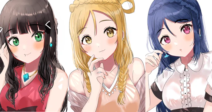 Aqoursのメンバーがもしも大学生になったら(妄想)
#lovelive
 #Aqours 