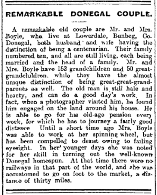 ❤️ A true love story

📰 Report from Donegal News, 1910 

#Donegal #Ireland #ValentinesDay