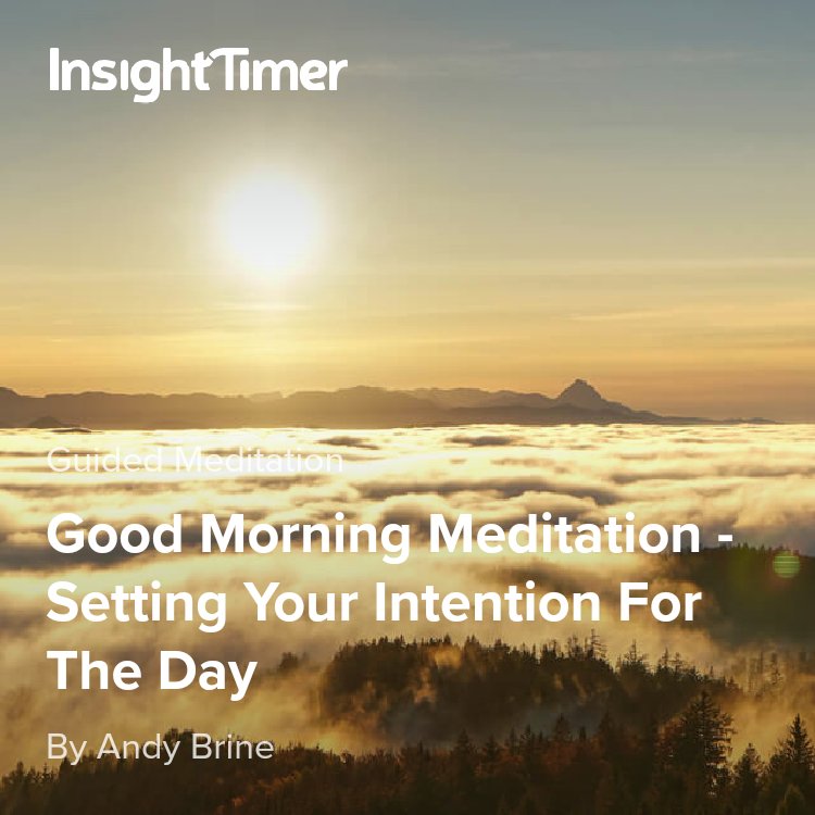 AndyBrineUk's tweet image. Good Morning Meditation: Set Your Intention for the Day... (Available on InsightTimer) insig.ht/mBWkL1SBAhb #goodmorning #guidedmeditation #settingintention