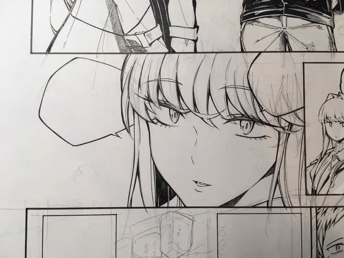 画像整理してたら出てきた。アナログの消しゴム作業はキライだけど消しゴムかける前のアナログ原稿は大好きなんですよ。全く困ったもんです。 