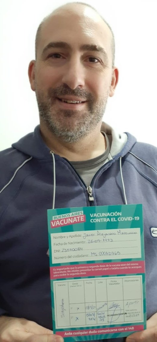 JavierMazzucco's tweet photo. #bienvacunado @C5N Buen sábado. Con frío los vemos desde La Plata. https://t.co/rlNAbZbftV
