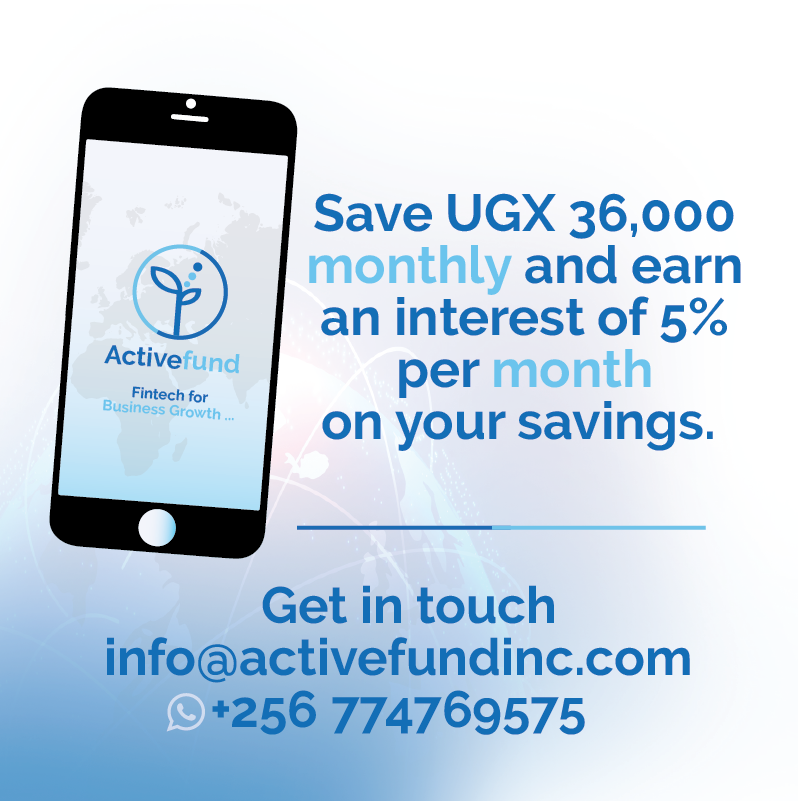 Activefundinc's tweet photo. Save UGX 36,000 monthly and earn an interest of 5% per month on your savings. Get in touch: info@activefundinc.com /  +256 774 769575. #fintech #businessgrowth #credit #loanservices https://t.co/krwc34gsDw