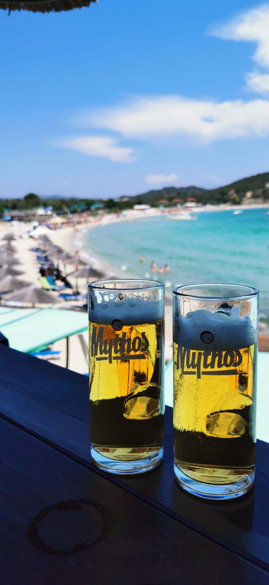 Danas ovako. Znam teško e! #Greece #beach #mythos #relax #odmor