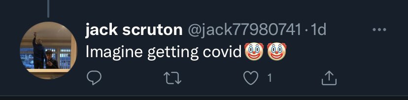 TomWood03's tweet photo. Unlucky mate @jack77980741 https://t.co/uvw9VgUEh5